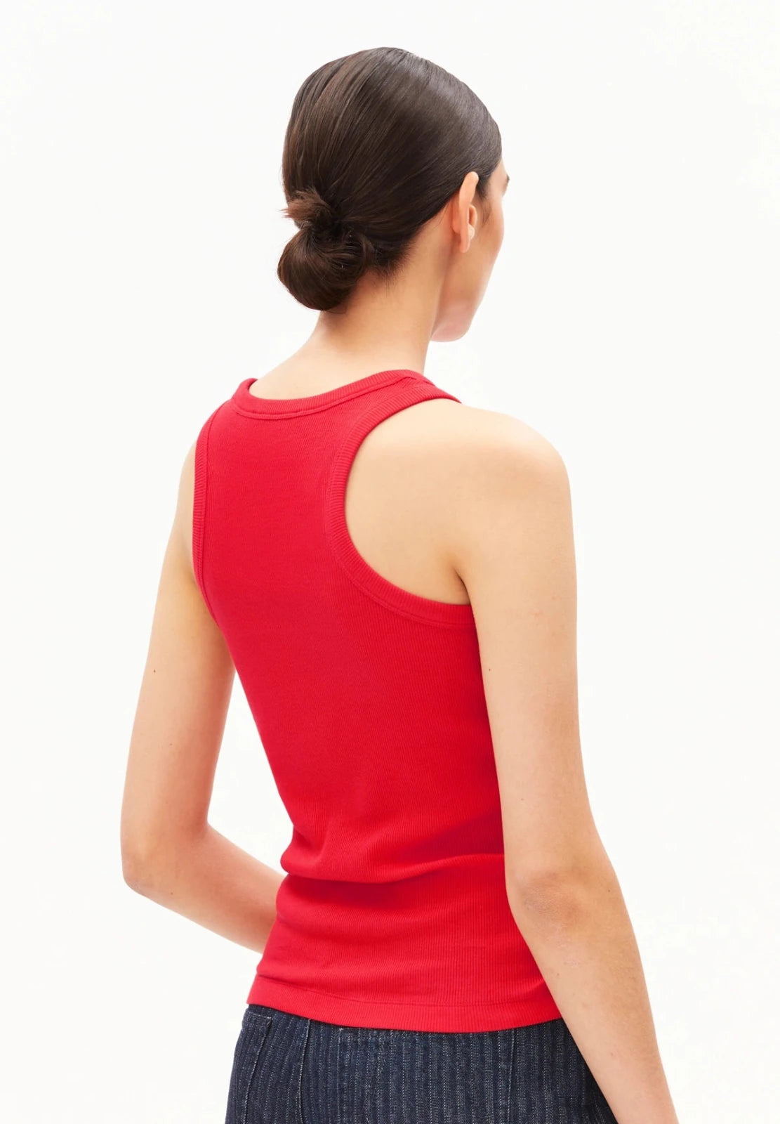 ARMEDANGELS - KANITAA Ripp - Top • mars red - Top - ROSA ECK