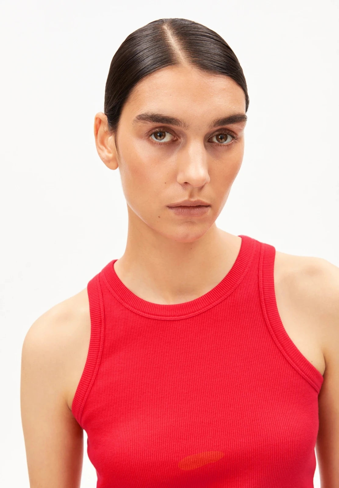 ARMEDANGELS - KANITAA Ripp - Top • mars red - Top - ROSA ECK