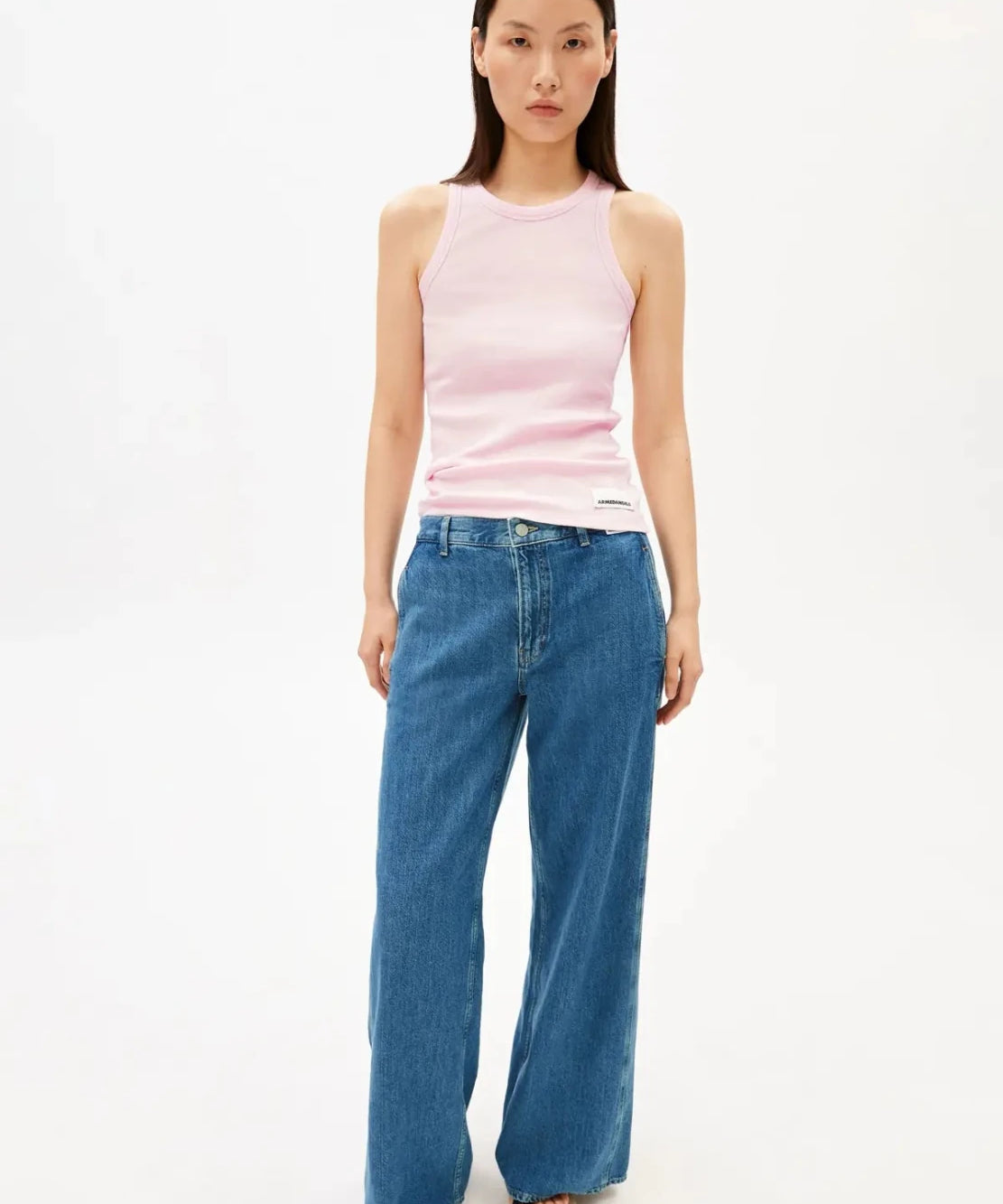 ARMEDANGELS - KANITAA Top • pink mist - ROSA ECK