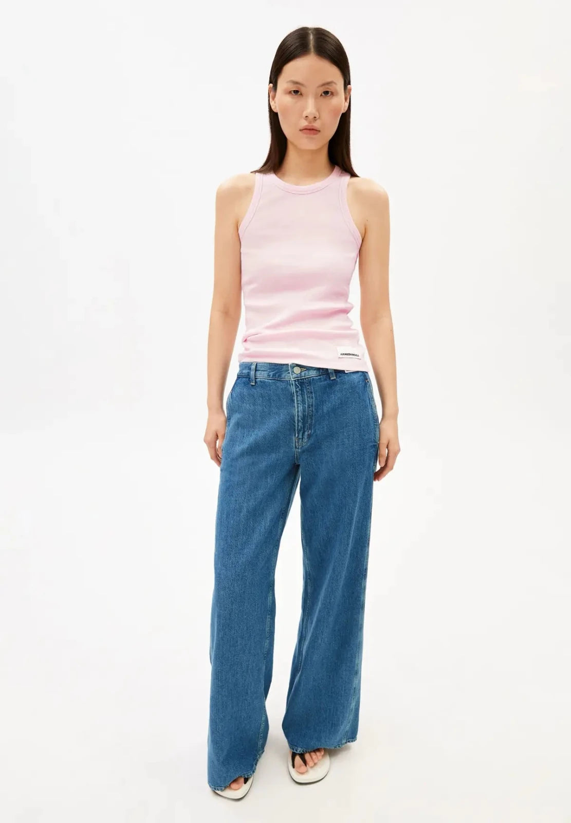 ARMEDANGELS - KANITAA Top • pink mist - ROSA ECK