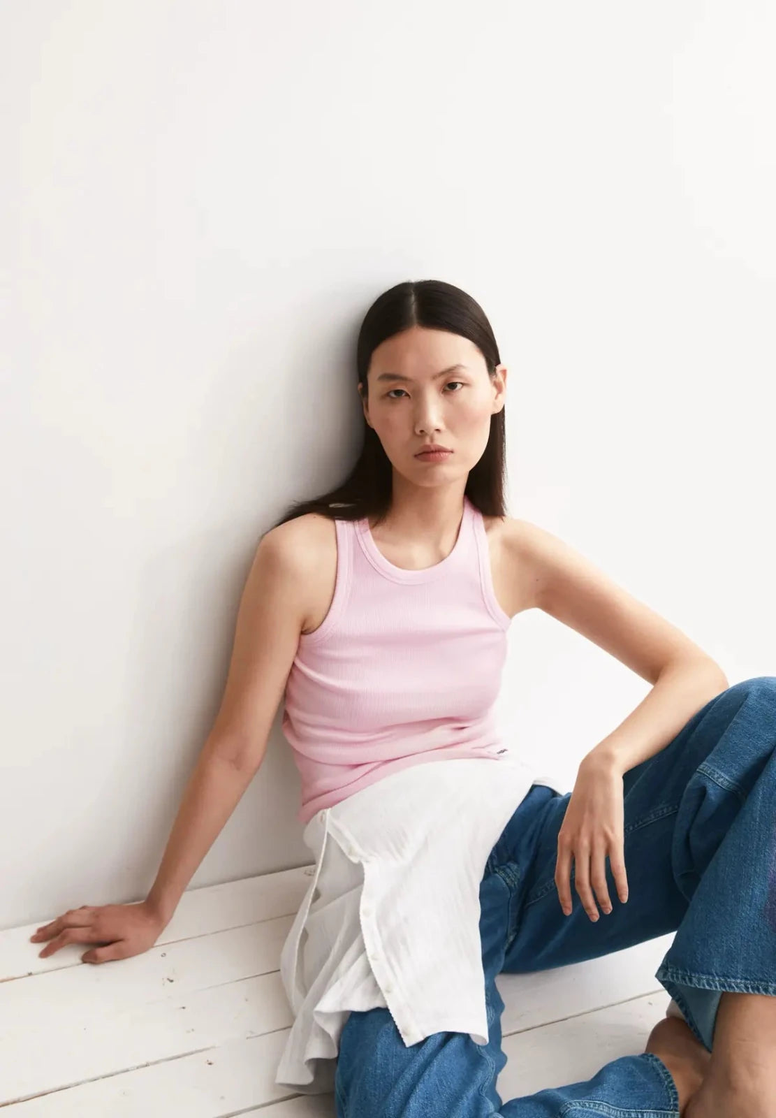ARMEDANGELS - KANITAA Top • pink mist - ROSA ECK