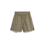 ARMEDANGELS - Kariert Shorts aus Seersucker • foam - dried palm - ROSA ECK