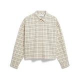 ARMEDANGELS - Karierte Boxy - Bluse • oatmilk - black - Bluse - ROSA ECK