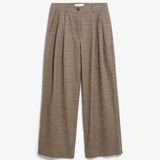 ARMEDANGELS - Karierte Bundfaltenhose • claystone-sand stone - ROSA ECK