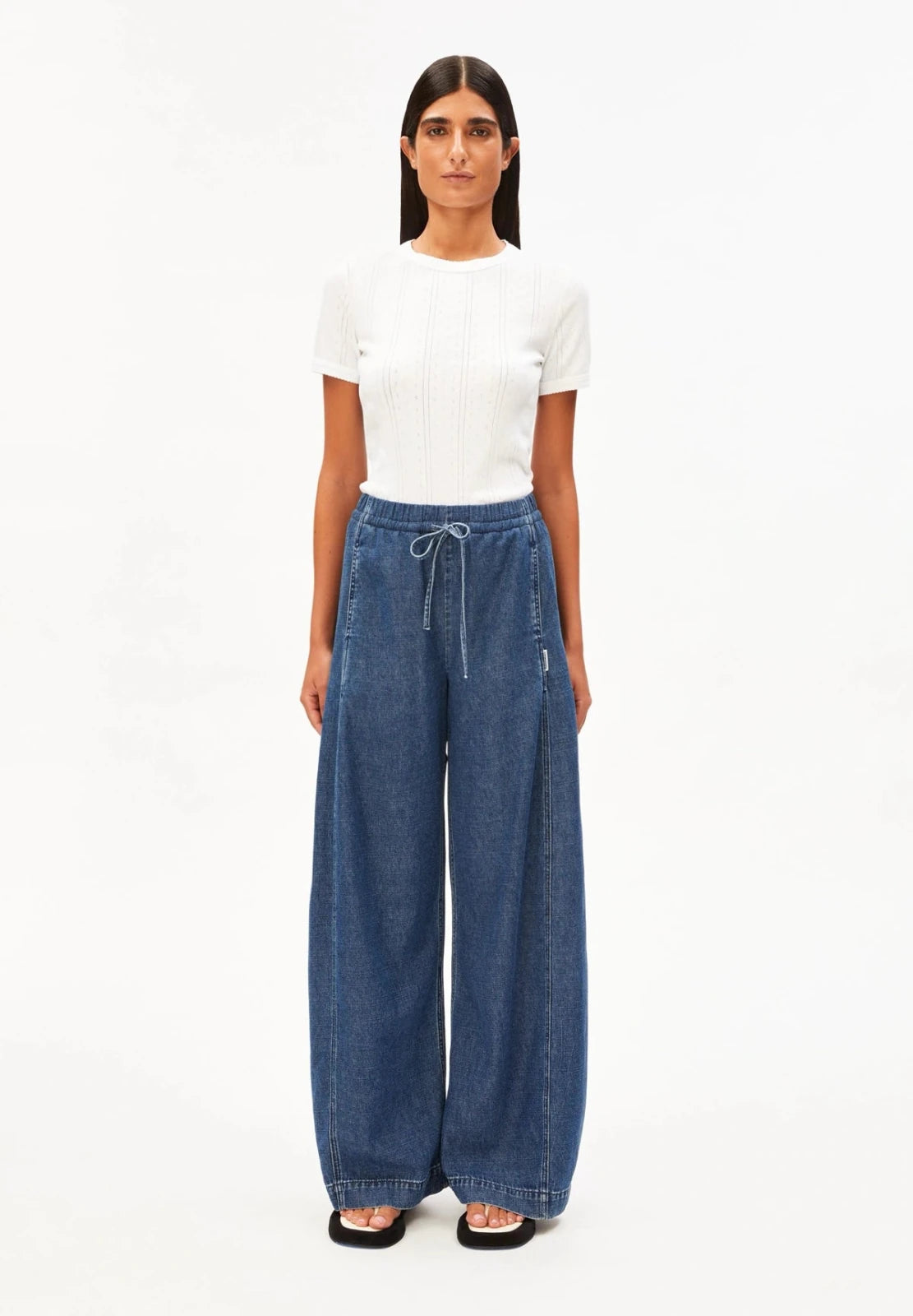 ARMEDANGELS - KELAANI Jeanshose • eau - Hose - ROSA ECK