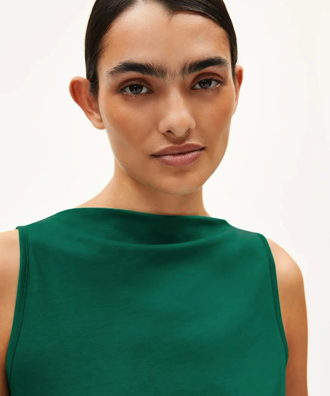 ARMEDANGELS - LAMINIAA Top • emerald green - ROSA ECK Concept Store
