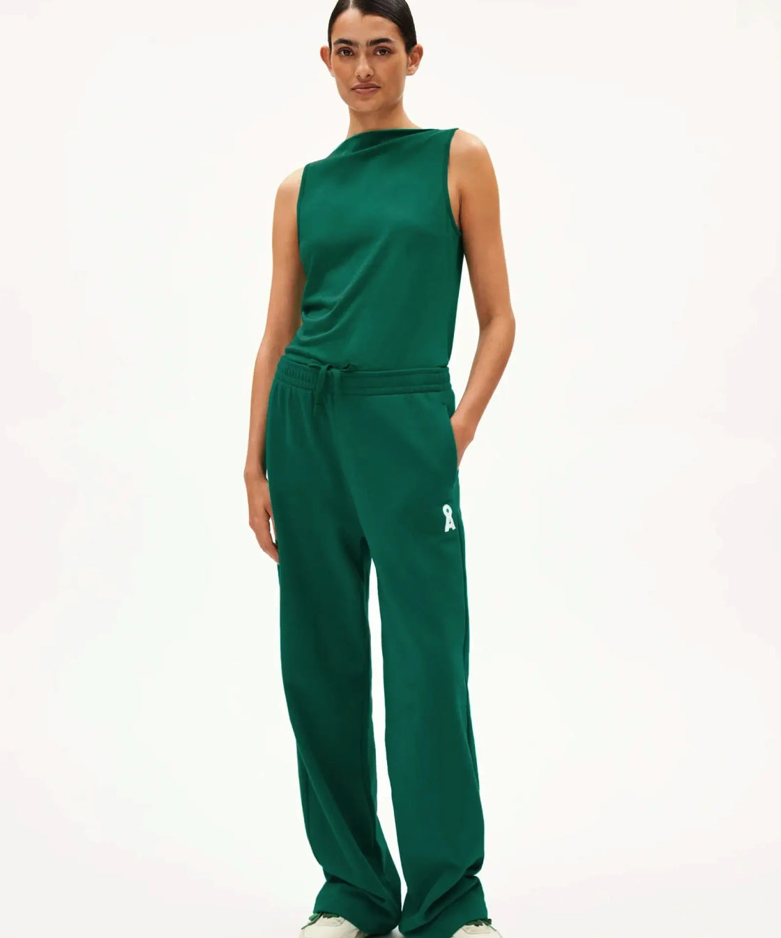 ARMEDANGELS - LAMINIAA Top • emerald green - ROSA ECK Concept Store
