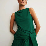 ARMEDANGELS - LAMINIAA Top • emerald green - ROSA ECK Concept Store