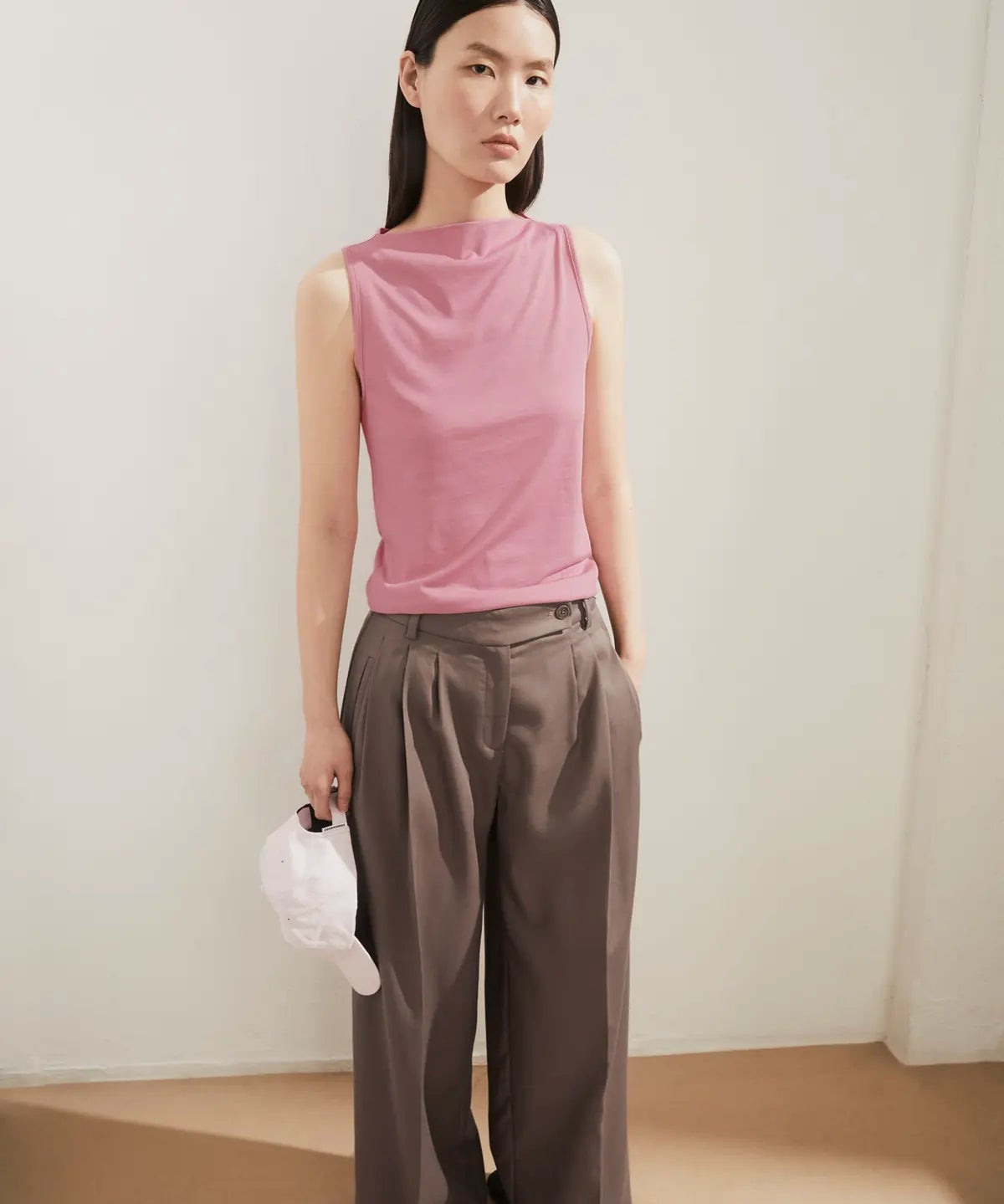 ARMEDANGELS - LAMINIAA Top • washed berry - ROSA ECK