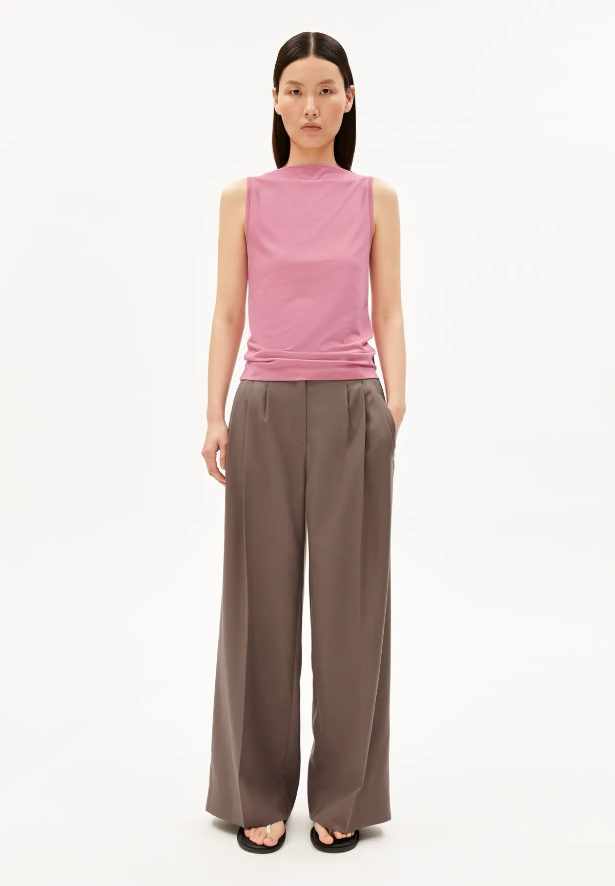 ARMEDANGELS - LAMINIAA Top • washed berry - ROSA ECK