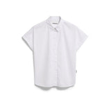 ARMEDANGELS - LARISAANA Popelin Bluse • white - ROSA ECK