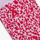 ARMEDANGELS - Leopard Socken aus Bio - Baumwolle • pink mist - Socken - ROSA ECK