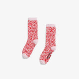 ARMEDANGELS - Leopard Socken aus Bio - Baumwolle • pink mist - Socken - ROSA ECK