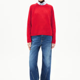 ARMEDANGELS - LILIRIAA REGLANA Pullover • candy apple - Pullover - ROSA ECK
