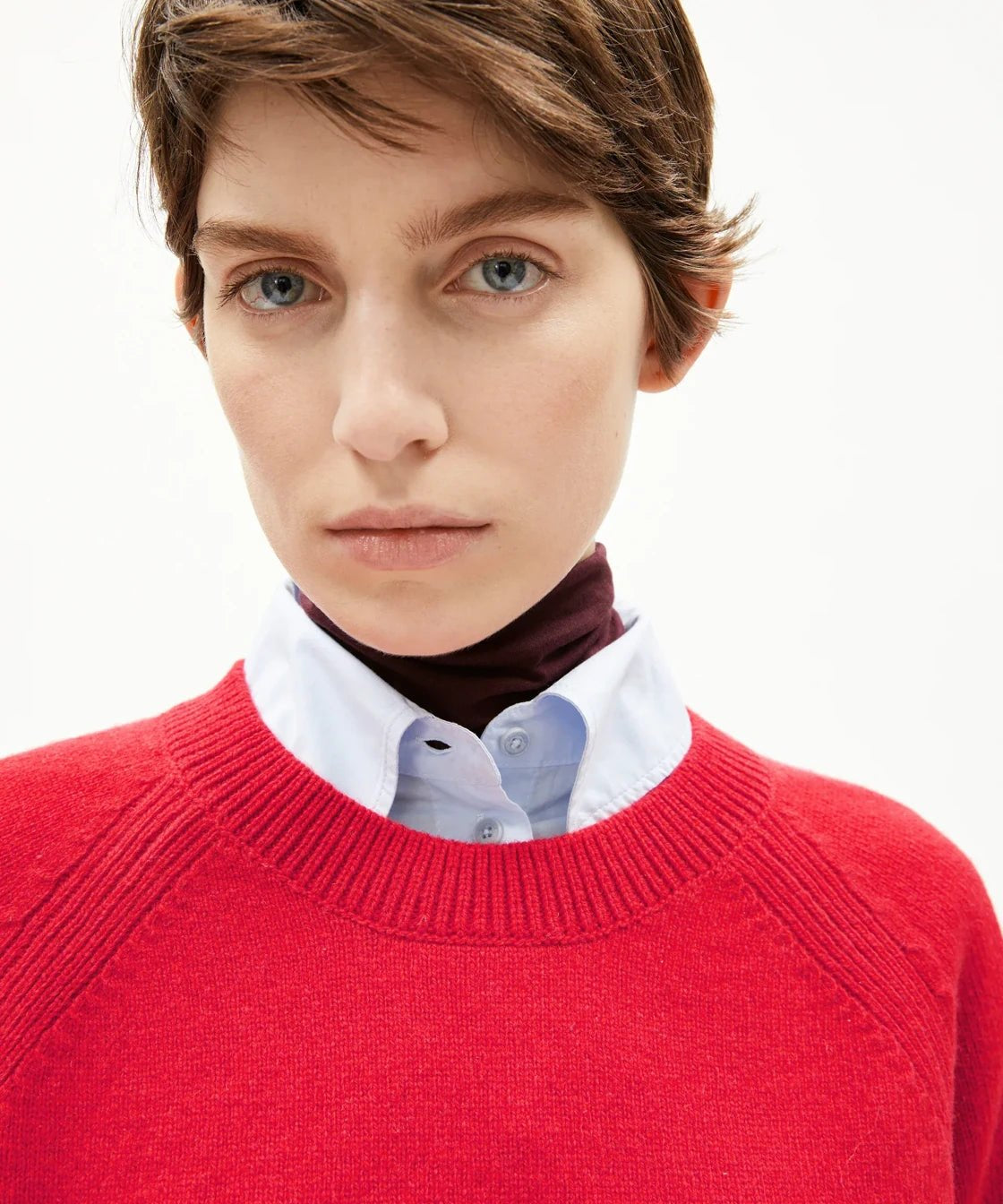 ARMEDANGELS - LILIRIAA REGLANA Pullover • candy apple - Pullover - ROSA ECK