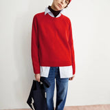 ARMEDANGELS - LILIRIAA REGLANA Pullover • candy apple - Pullover - ROSA ECK