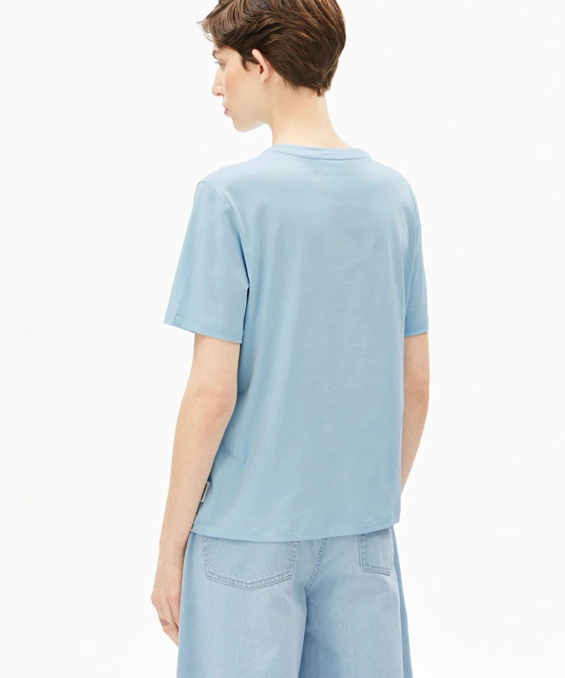 ARMEDANGELS - LUALAA T-Shirt • blue glow - T-Shirt - ROSA ECK