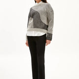ARMEDANGELS - MAYRAA VANISE Strickpullover • black - off white - ROSA ECK Concept Store