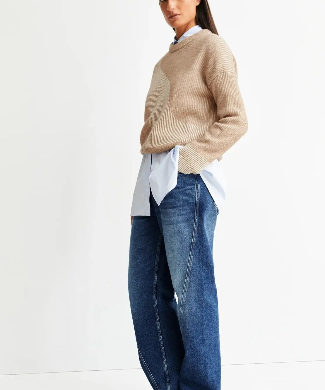 ARMEDANGELS - MAYRAA VANISE Strickpullover • camel melange - oatmilk - Pullover - ROSA ECK