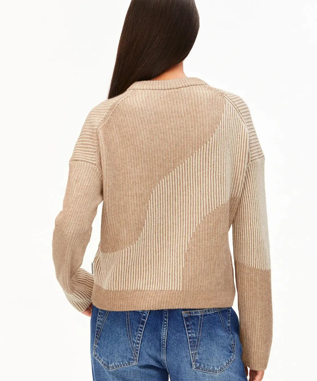 ARMEDANGELS - MAYRAA VANISE Strickpullover • camel melange - oatmilk - Pullover - ROSA ECK