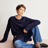 ARMEDANGELS - MERINAA Strickpullover • Tinted Navy - Pullover - ROSA ECK