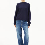 ARMEDANGELS - MERINAA Strickpullover • Tinted Navy - Sweater - ROSA ECK