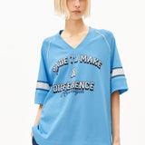ARMEDANGELS - Mesh T-Shirt • skylight - ROSA ECK