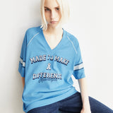 ARMEDANGELS - Mesh T-Shirt • skylight - ROSA ECK