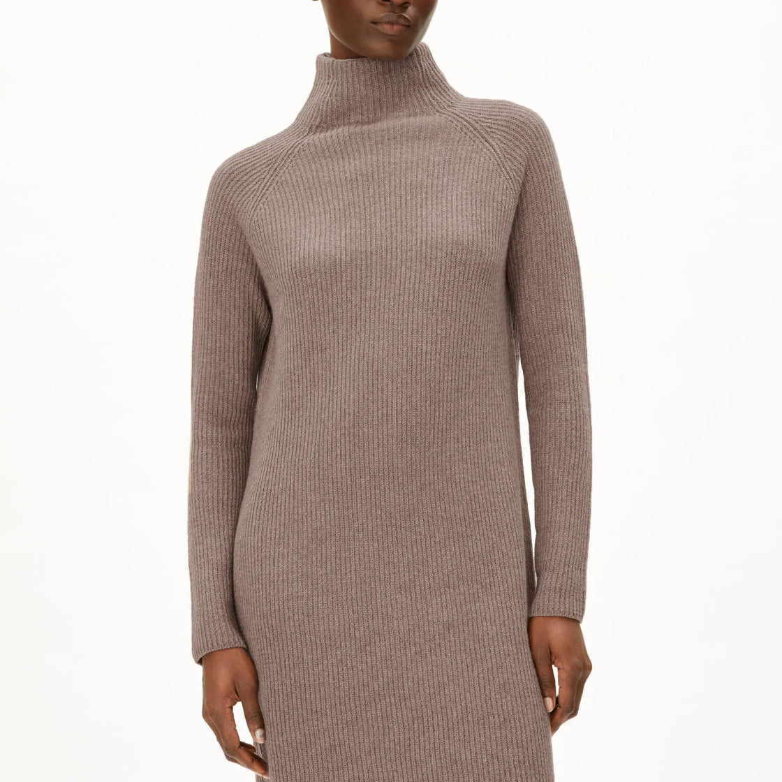 ARMEDANGELS - MILLAANA Strickkleid • Cinnamon Dust Melange - Kleid - ROSA ECK