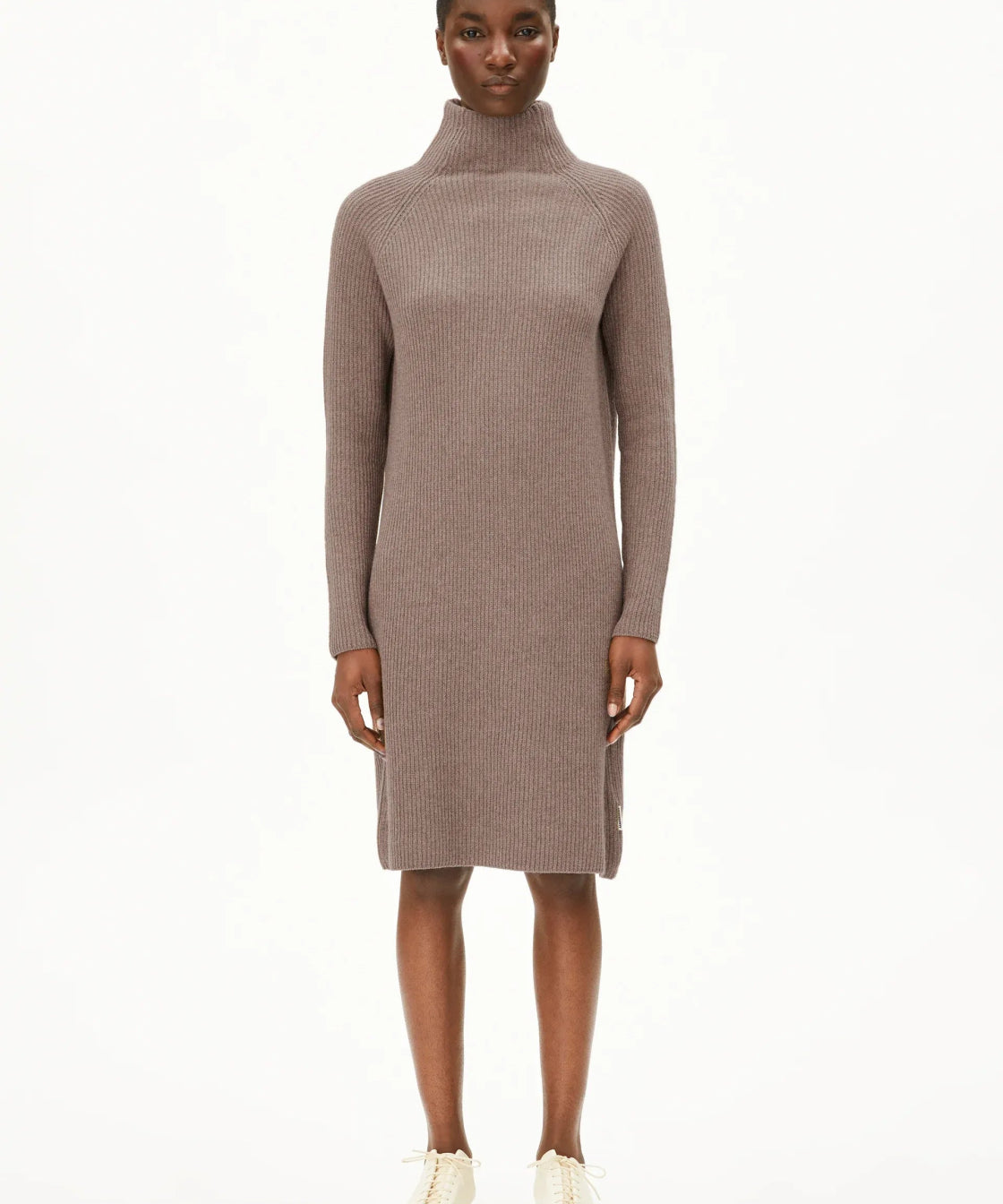 ARMEDANGELS - MILLAANA Strickkleid • Cinnamon Dust Melange - Kleid - ROSA ECK