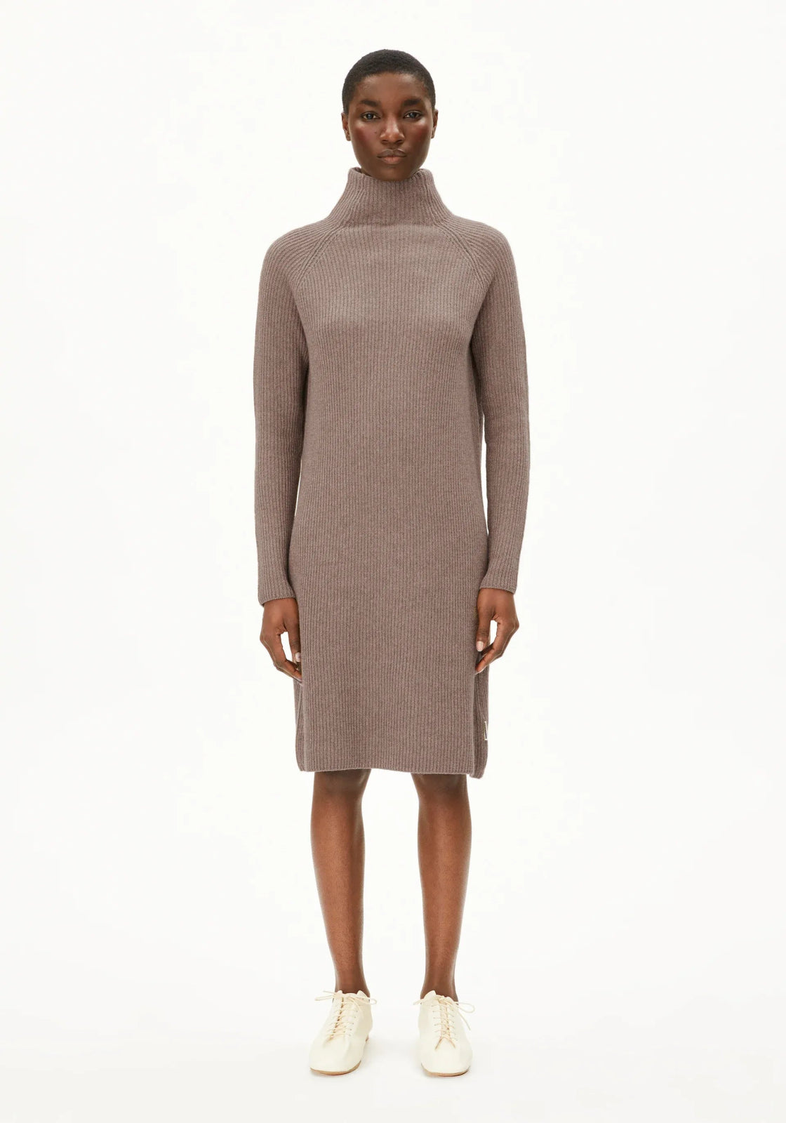 ARMEDANGELS - MILLAANA Strickkleid • Cinnamon Dust Melange - Kleid - ROSA ECK