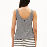 ARMEDANGELS - MINAAMI LITA Top • black - oatmilk - ROSA ECK