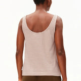 ARMEDANGELS - MINAAMI LITA Top • oatmilk - cinnamon dust - ROSA ECK