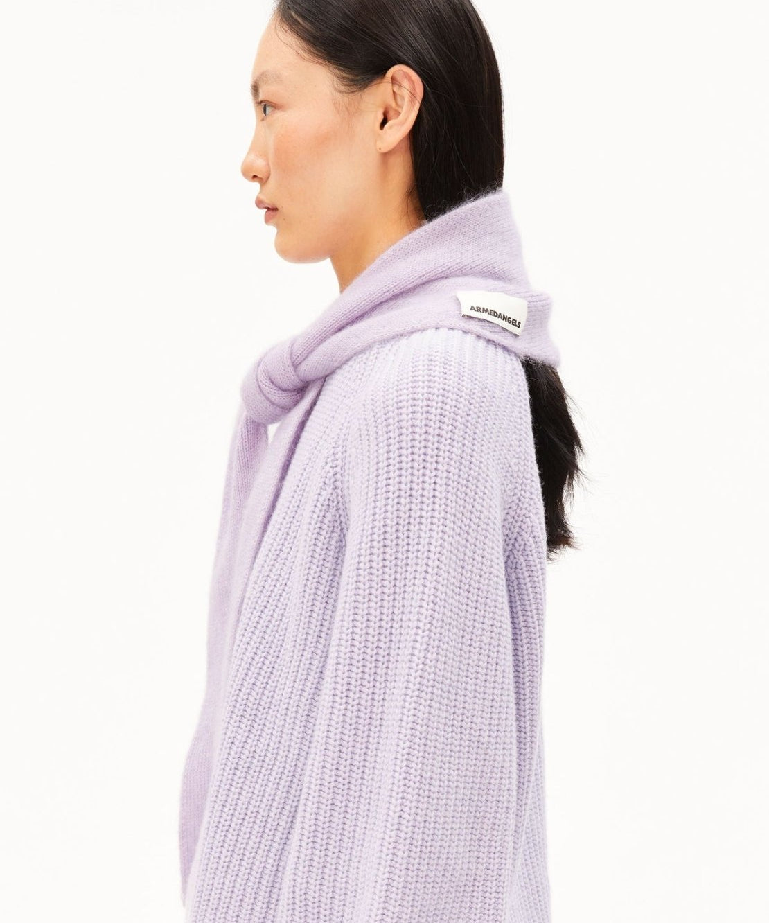 ARMEDANGELS - Mohair-Mix Schal • moonlit lilac - ROSA ECK