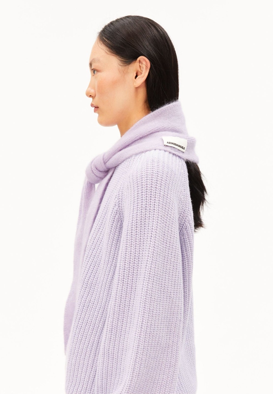 ARMEDANGELS - Mohair-Mix Schal • moonlit lilac - ROSA ECK