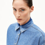 ARMEDANGELS - NALAANI Jeansbluse • sea foam - Hemd - ROSA ECK Concept Store