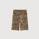 ARMEDANGELS - NEDAA Kurze Leggings mit Zebramuster • Sandstone - ROSA ECK