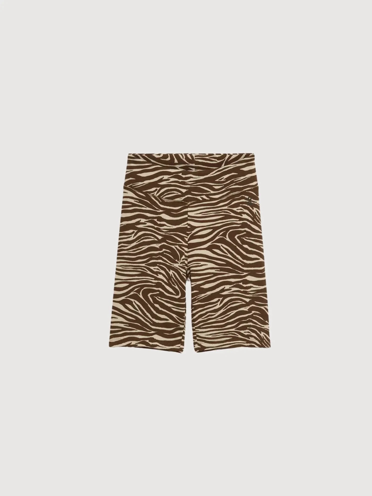 ARMEDANGELS - NEDAA Kurze Leggings mit Zebramuster • Sandstone - ROSA ECK