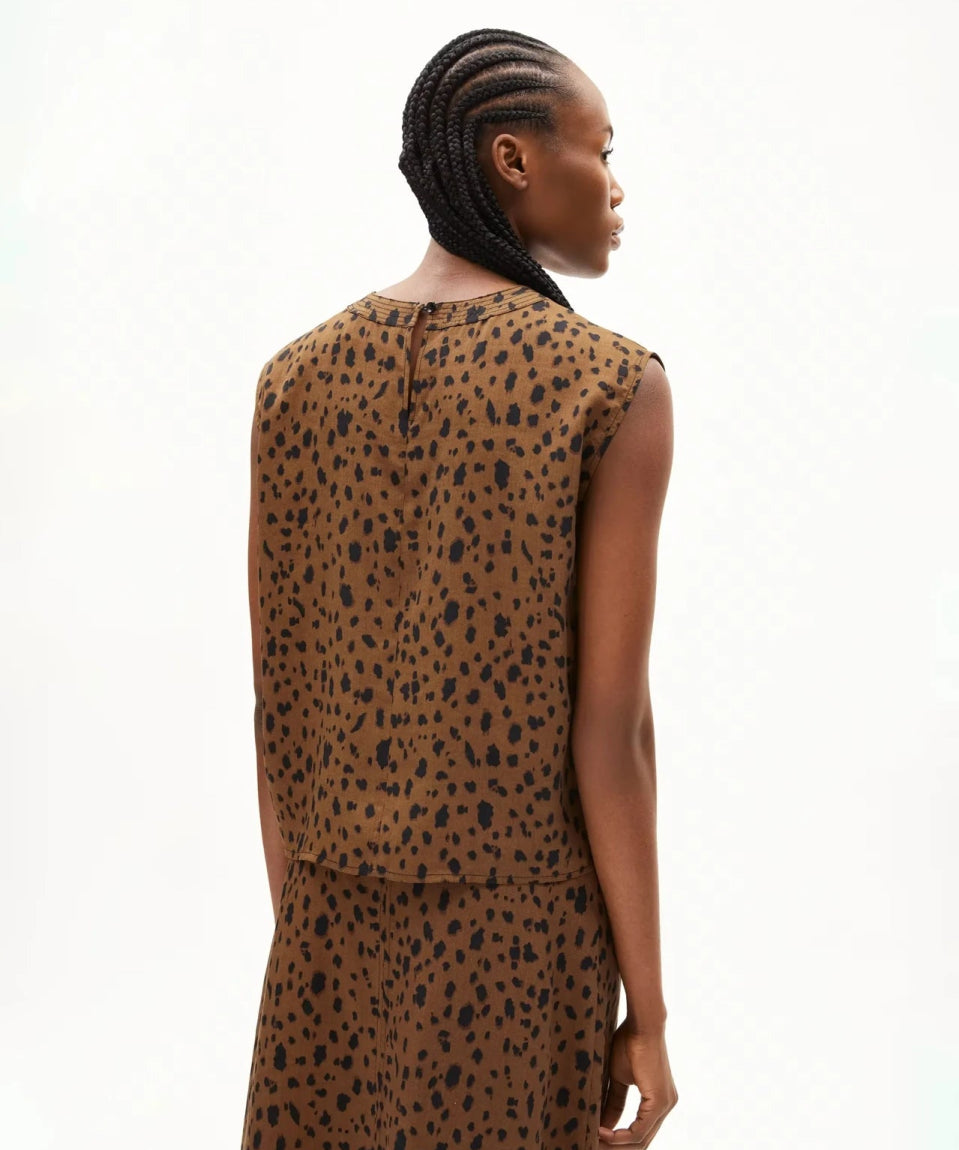 ARMEDANGELS - NERAALI LEOPAA Bluse aus TENCEL™ Lyocell - Top - ROSA ECK Concept Store