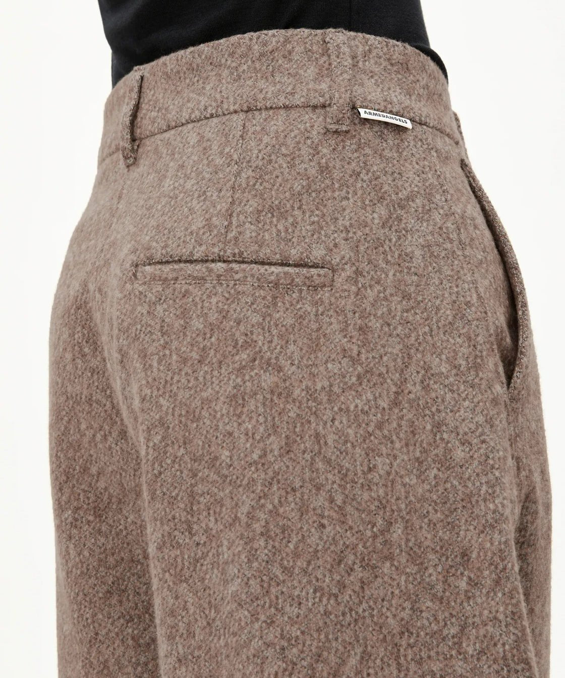 ARMEDANGELS - NYXAA TWEED Hose • pure - walnut cream - Hose - ROSA ECK