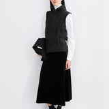 ARMEDANGELS - OLAIAAS CABLE Top • steel melange - Top - ROSA ECK