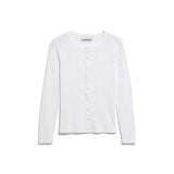ARMEDANGELS - Pointelle Cardigan • white - ROSA ECK