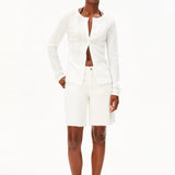 ARMEDANGELS - Pointelle Cardigan • white - ROSA ECK