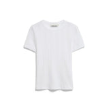 ARMEDANGELS - Pointelle T-Shirt • white - ROSA ECK