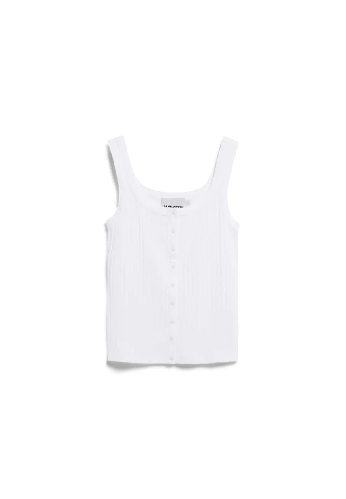 ARMEDANGELS - Pointelle Top • white - ROSA ECK
