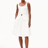 ARMEDANGELS - Pointelle Top • white - ROSA ECK
