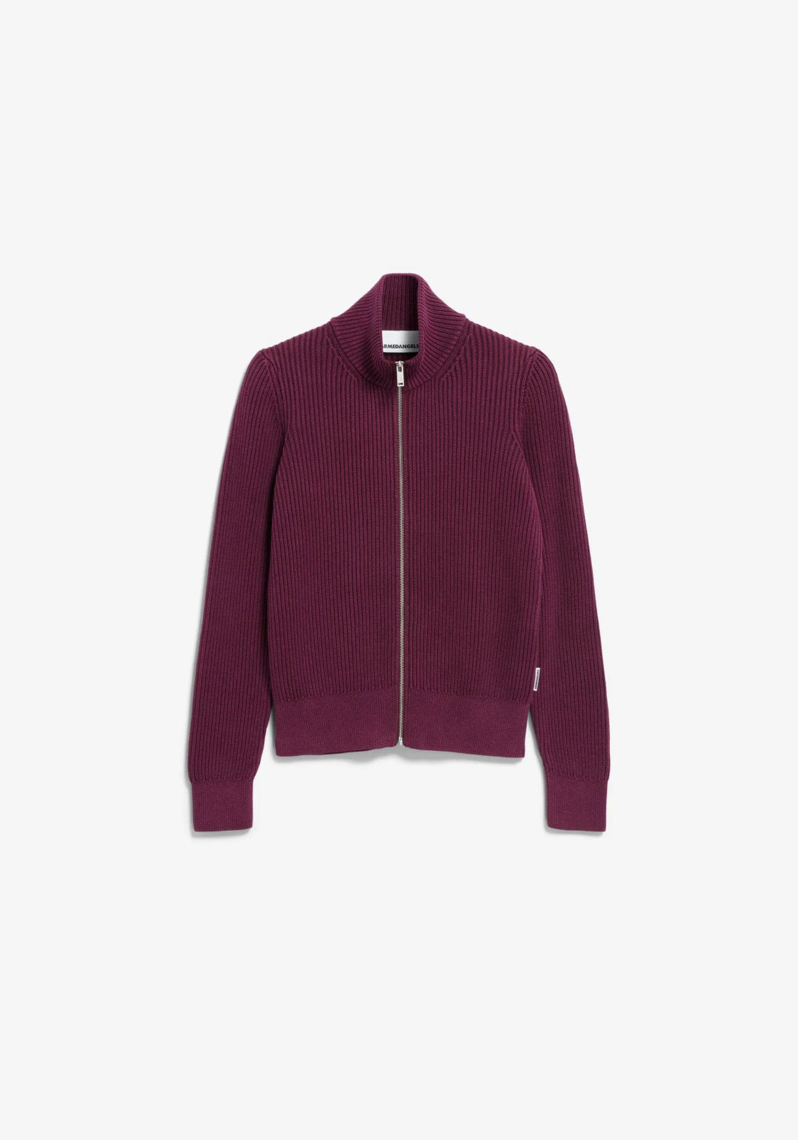 ARMEDANGELS - REBECCAA Strickcardigan • Dark Cranberry - Cardigan - ROSA ECK