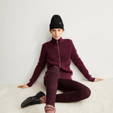 ARMEDANGELS - REBECCAA Strickcardigan • Dark Cranberry - Cardigan - ROSA ECK