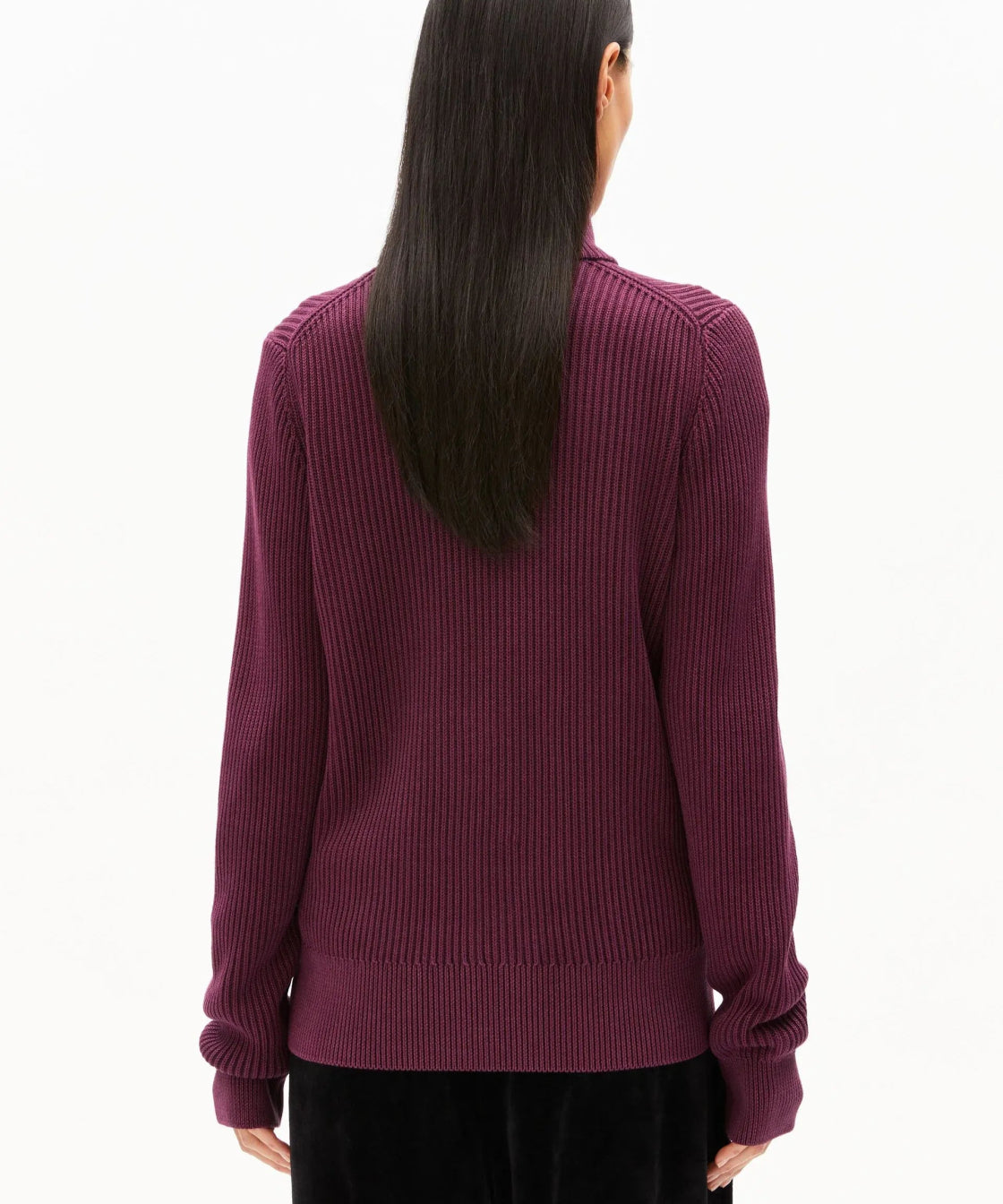ARMEDANGELS - REBECCAA Strickcardigan • Dark Cranberry - Cardigan - ROSA ECK
