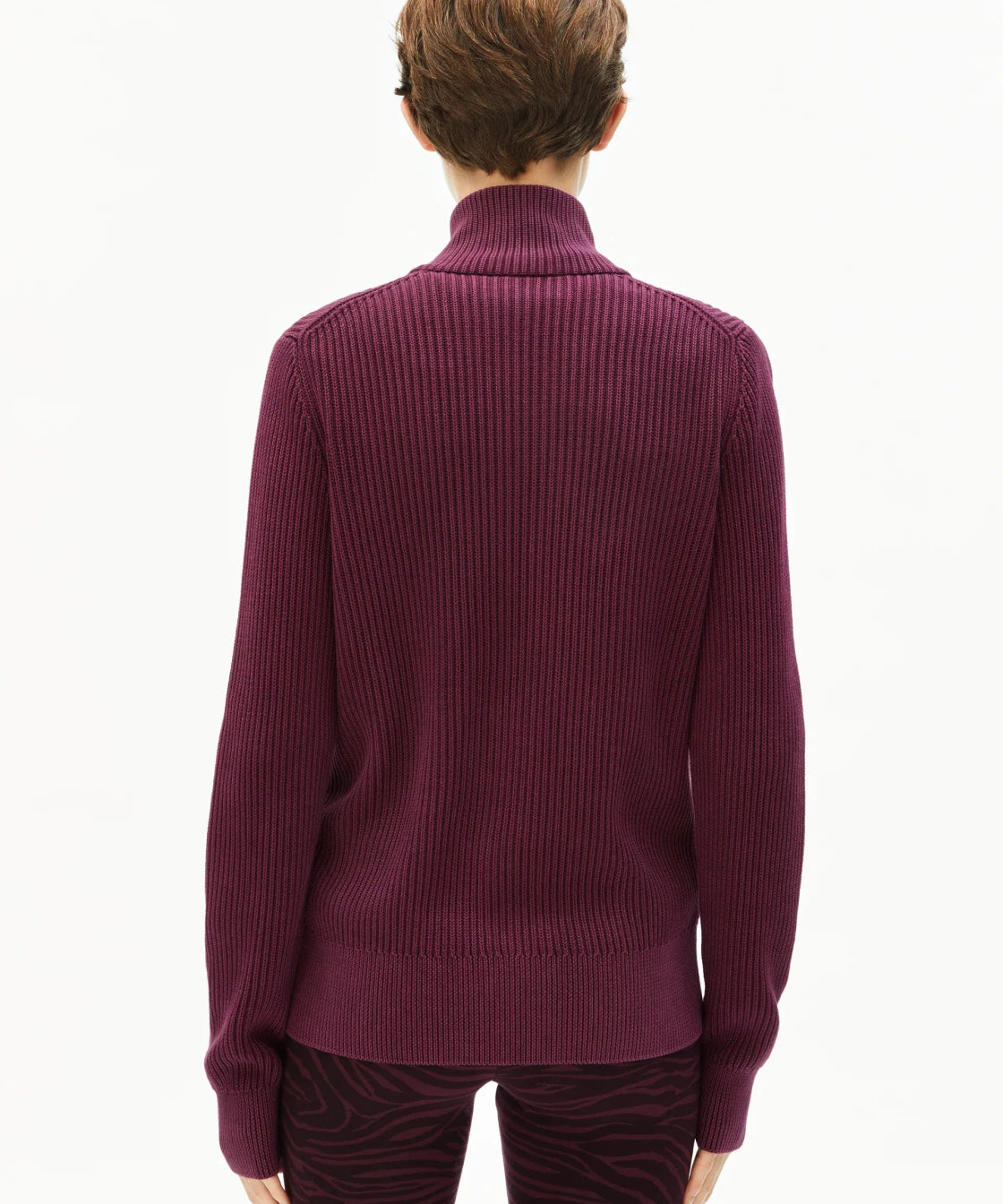 ARMEDANGELS - REBECCAA Strickcardigan • Dark Cranberry - Cardigan - ROSA ECK